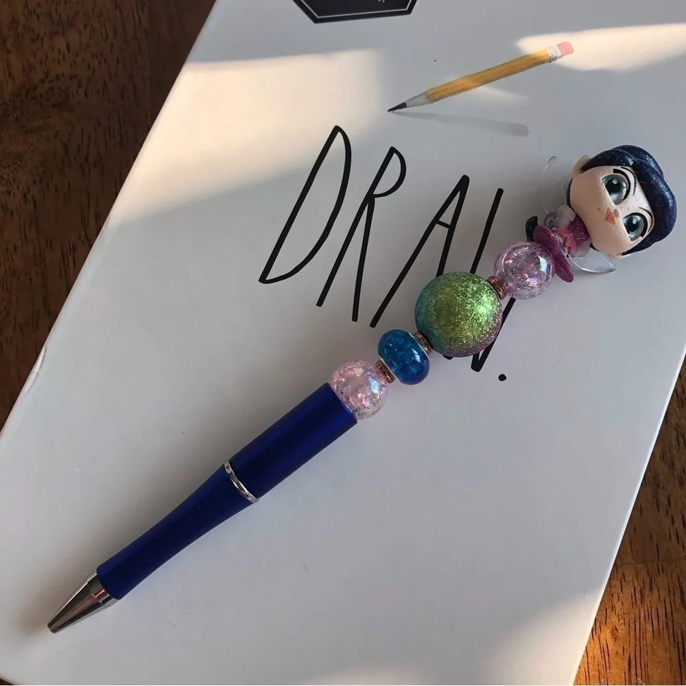 Disney Doorables: Tinker Bell Fairies: Vidia handmade beaded pen